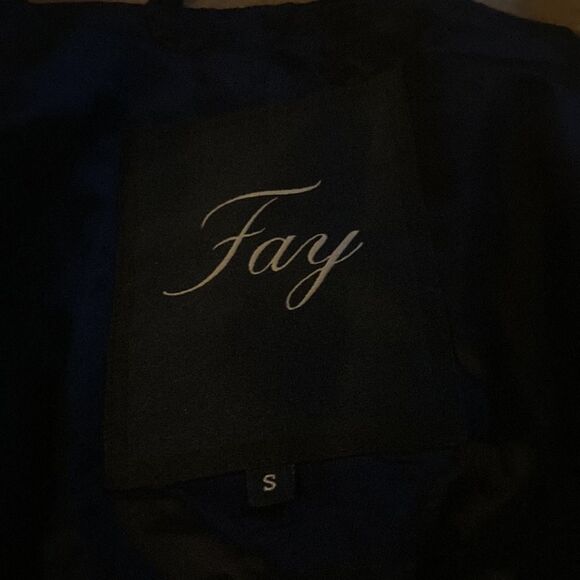 EUC Fay Tod’s Wool Cashmere Double Breasted Pea Coat Metal Toggle Made in Italy - Picture 8 of 8